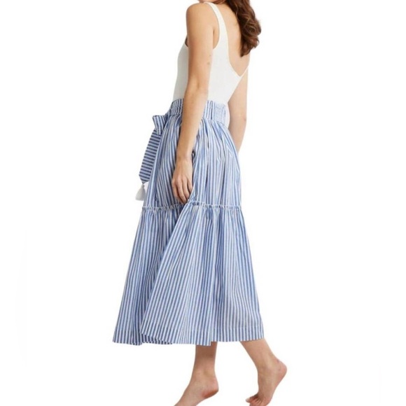 NWT MILLE francoise skirt in monaco stripe - Picture 2 of 10